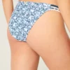 Slip de bikini îndrăzneț, cu bretele duble și bordură în stil croșetat