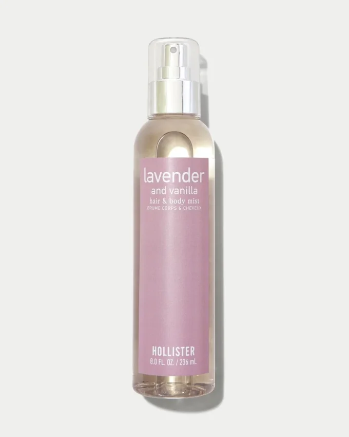 Spray pentru păr și corp cu lavandă și vanilie