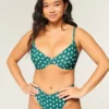 Sutien bikini cu balene și decolteu adânc
