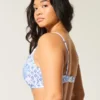 Sutien bikini cu balene și decolteu adânc