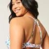 Sutien bikini cu balene și decolteu adânc