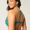 Sutien bikini cu balene și decolteu adânc