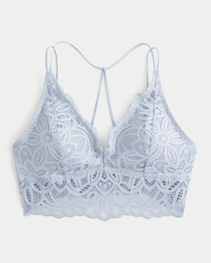 Sutien tip bralette din dantelă croșetată Sutien tip bralette din dantelă croșetată
