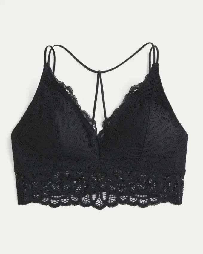 Sutien tip bralette din dantelă croșetată Sutien tip bralette din dantelă croșetată