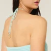Top babydoll fără bretele, în stil croșetat Top babydoll fără bretele, în stil croșetat