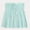Top babydoll fără bretele, în stil croșetat Top babydoll fără bretele, în stil croșetat