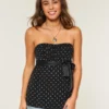 Top babydoll fără bretele, ușor de purtat Top babydoll fără bretele, ușor de purtat