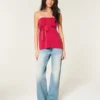 Top babydoll fără bretele, ușor de purtat Top babydoll fără bretele, ușor de purtat