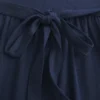 Top babydoll Henley cu legături în spate Top babydoll Henley cu legături în spate