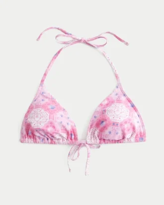 Top bikini triunghiular cu bretele Spring Break