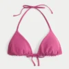 Top bikini triunghiular reversibil
