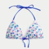 Top bikini triunghiular reversibil