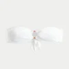Top de bikini bandeau cu inel O Top de bikini bandeau cu inel O