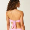 Top de bikini bandeau cu inel O Top de bikini bandeau cu inel O