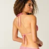 Top de bikini bandeau cu legătură în față Top de bikini bandeau cu legătură în față