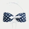 Top de bikini bandeau cu legătură în față Top de bikini bandeau cu legătură în față