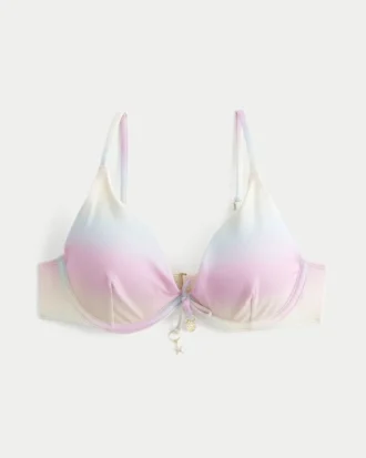 Top de bikini cu sârmă și strălucire