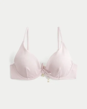Top de bikini cu sârmă și strălucire