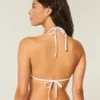Top de bikini triunghiular cu imprimeu Spring Break Top de bikini triunghiular cu imprimeu Spring Break