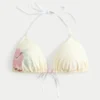 Top de bikini triunghiular cu imprimeu Spring Break Top de bikini triunghiular cu imprimeu Spring Break