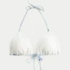 Top de bikini triunghiular în stil croșetat Top de bikini triunghiular în stil croșetat