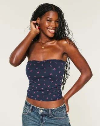 Top tubular cu bust ajustabil