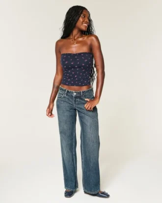 Top tubular cu bust ajustabil