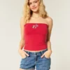 Top tubular cu imprimeu Taylor Top tubular cu imprimeu Taylor