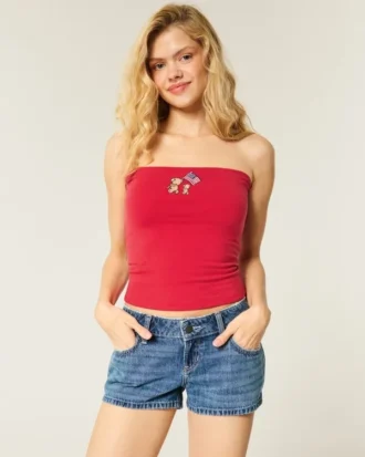 Top tubular cu imprimeu Taylor