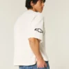 Tricou baggy, greu, scurt, cu imprimeu Chevrolet Tricou baggy, greu, scurt, cu imprimeu Chevrolet
