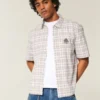 Tricou boxy cu mâneci scurte și imprimeu ciupercă Tricou boxy cu mâneci scurte și imprimeu ciupercă