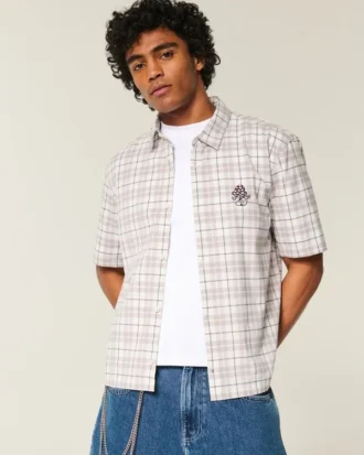 Tricou boxy cu mâneci scurte și imprimeu ciupercă
