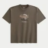 Tricou boxy din bumbac cu imprimeu McLaren Tricou boxy din bumbac cu imprimeu McLaren