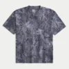 Tricou boxy din material gros, cu imprimeu camuflaj Tricou boxy din material gros, cu imprimeu camuflaj