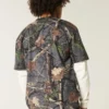 Tricou boxy din material gros, cu imprimeu camuflaj Tricou boxy din material gros, cu imprimeu camuflaj