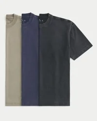 Tricou boxy heavyweight spălat, pachet de 3 bucăți
