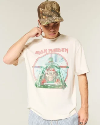 Tricou Boxy Iron Maiden Graphic