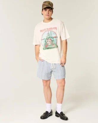 Tricou Boxy Iron Maiden Graphic