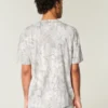 Tricou Boxy New York University Graphic Camo Tricou Boxy New York University Graphic Camo