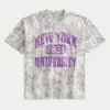 Tricou Boxy New York University Graphic Camo Tricou Boxy New York University Graphic Camo