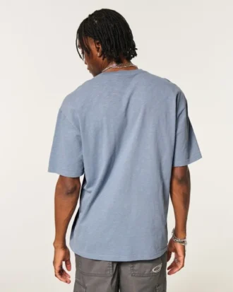 Tricou Boxy Slub Crew