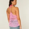 Tricou croșetat cu spate înotător Tricou croșetat cu spate înotător