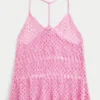 Tricou croșetat cu spate înotător Tricou croșetat cu spate înotător