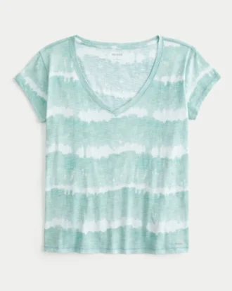 Tricou cu decolteu în V