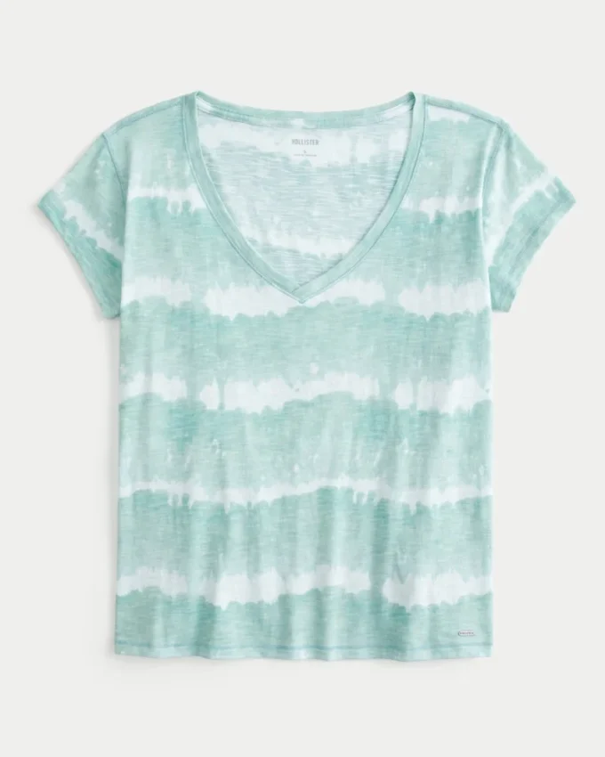 Tricou cu decolteu în V Tricou cu decolteu în V
