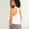 Tricou cu franjuri și imprimeu Palm Desert Valley