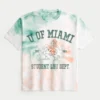 Tricou cu grafică Boxy University of Miami Hurricanes Tricou cu grafică Boxy University of Miami Hurricanes