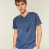 Tricou cu gât în V Tricou cu gât în V