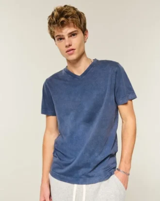 Tricou cu gât în V