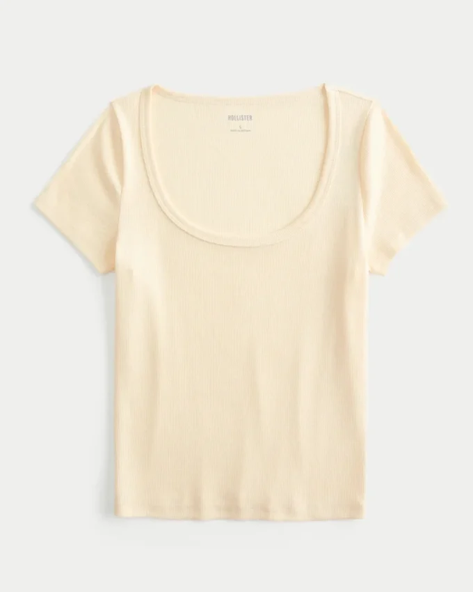 Tricou cu gât rotund Tricou cu gât rotund